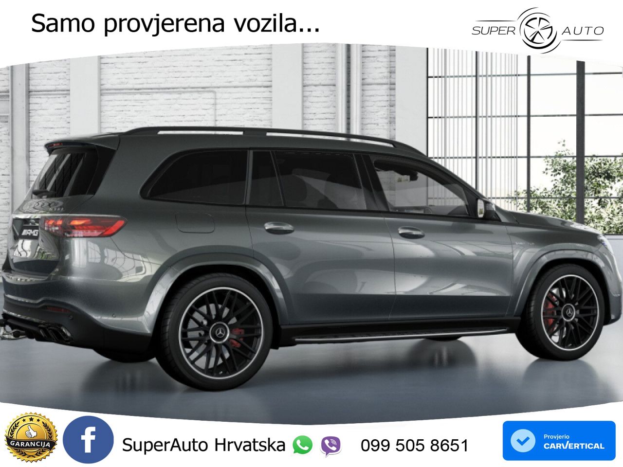 Mercedes-Benz GLS AMG GLS 63 V8 EQ Boost 4MATIC+ AMG SPEEDSHIFT TCT 9G ACC+HEAD+4xGR SJED+360+PANO