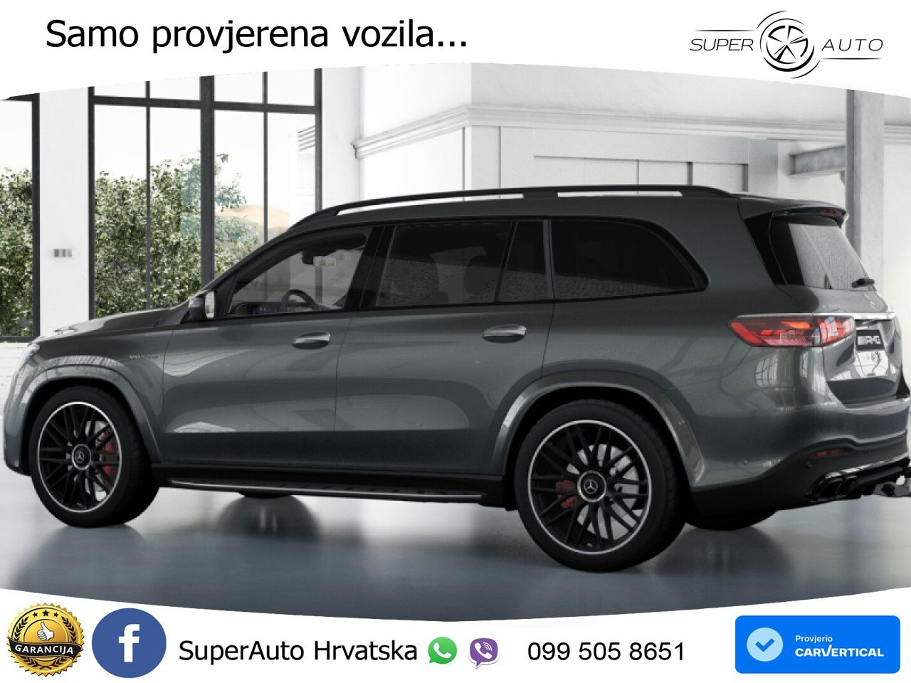 Mercedes-Benz GLS AMG GLS 63 V8 EQ Boost 4MATIC+ AMG SPEEDSHIFT TCT 9G ACC+HEAD+4xGR SJED+360+PANO