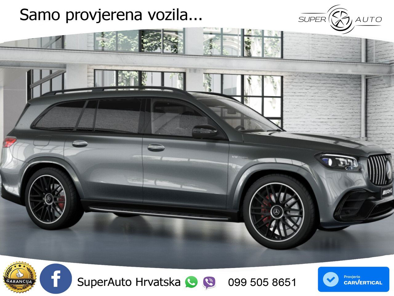 Mercedes-Benz GLS AMG GLS 63 V8 EQ Boost 4MATIC+ AMG SPEEDSHIFT TCT 9G ACC+HEAD+4xGR SJED+360+PANO
