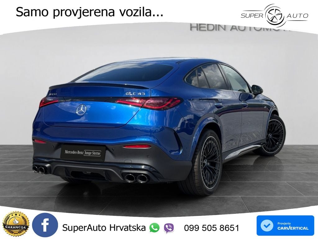Mercedes GLC Coupe AMG GLC 43 (421 KS) 4MATIC AMG SPEEDSHIFT MCT 9G ACC+HEAD+4xGR SJED+360+PANO