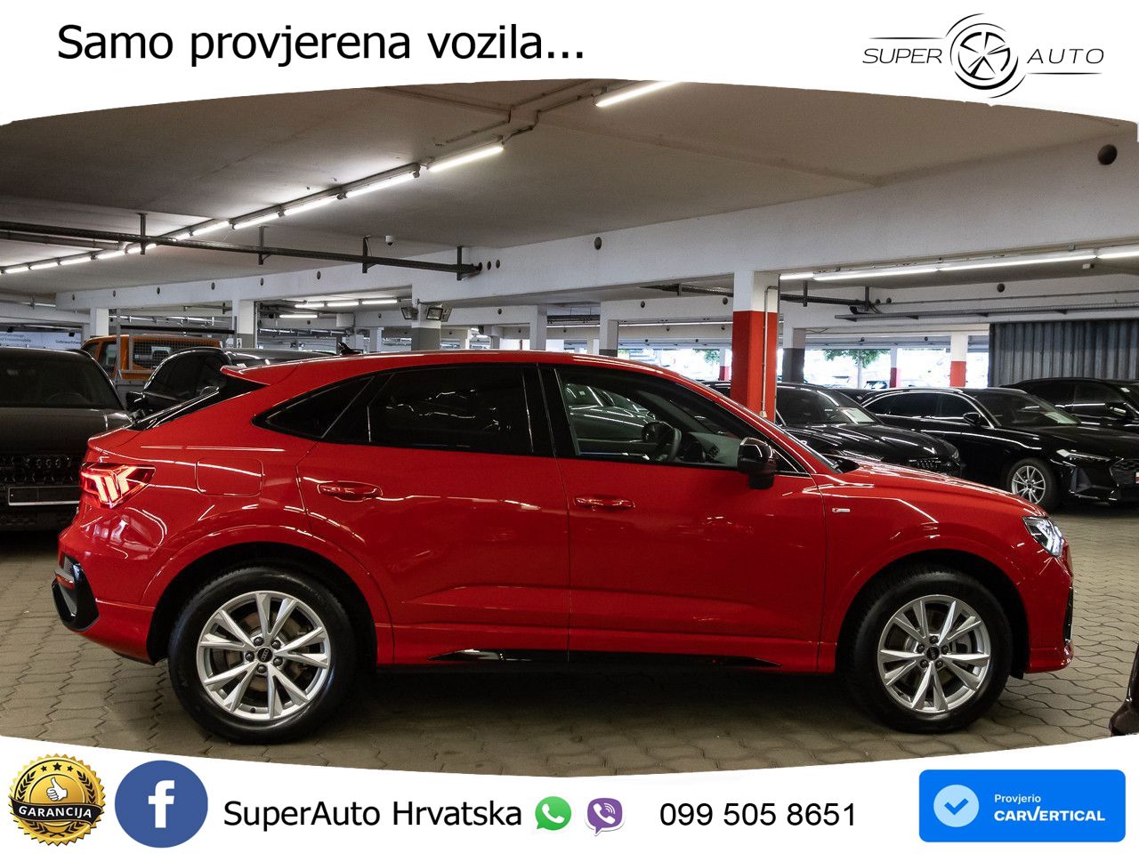 Audi Q3 II Sportback 40 TFSI (190 KS) quattro S tronic S line LED+GR SJED+ACC
