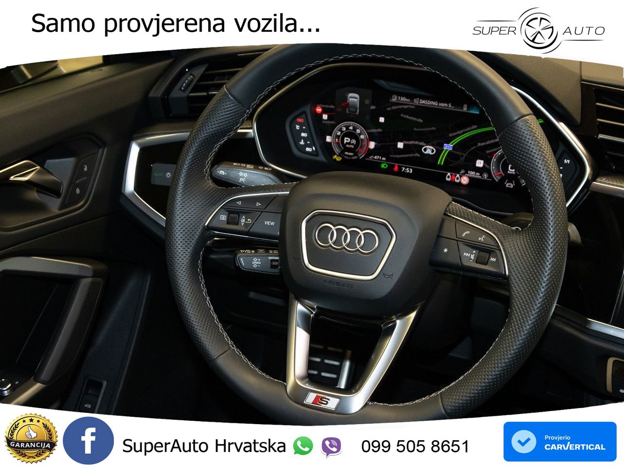Audi Q3 II Sportback 40 TFSI (190 KS) quattro S tronic S line LED+GR SJED+ACC