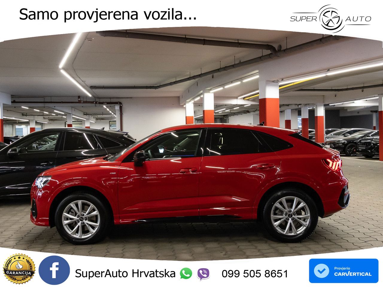Audi Q3 II Sportback 40 TFSI (190 KS) quattro S tronic S line LED+GR SJED+ACC
