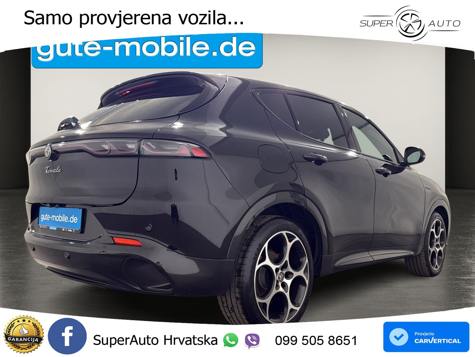 Alfa Romeo Tonale 1.5 VGT (160 KS) 48V-Hybrid TCT LED+GR SJED+ACC