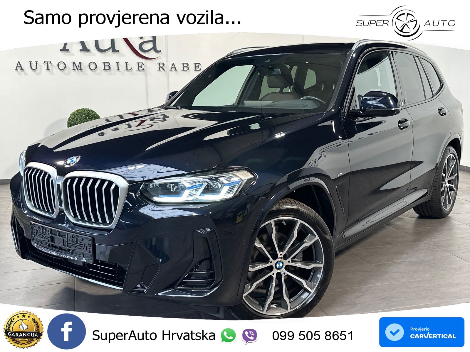 BMW X3 20d xDrive Steptronic ACC+HEAD+4xGR SJED+360+PANO