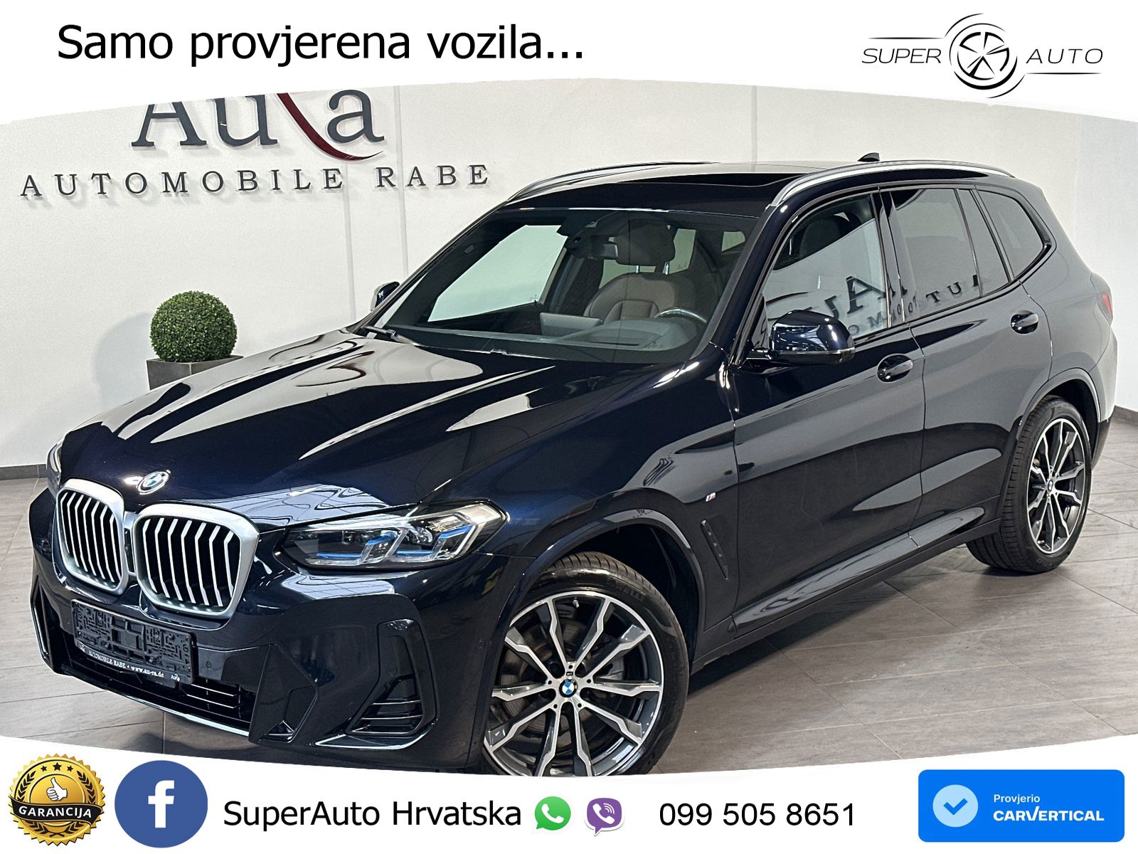 BMW X3 20d xDrive Steptronic ACC+HEAD+4xGR SJED+360+PANO