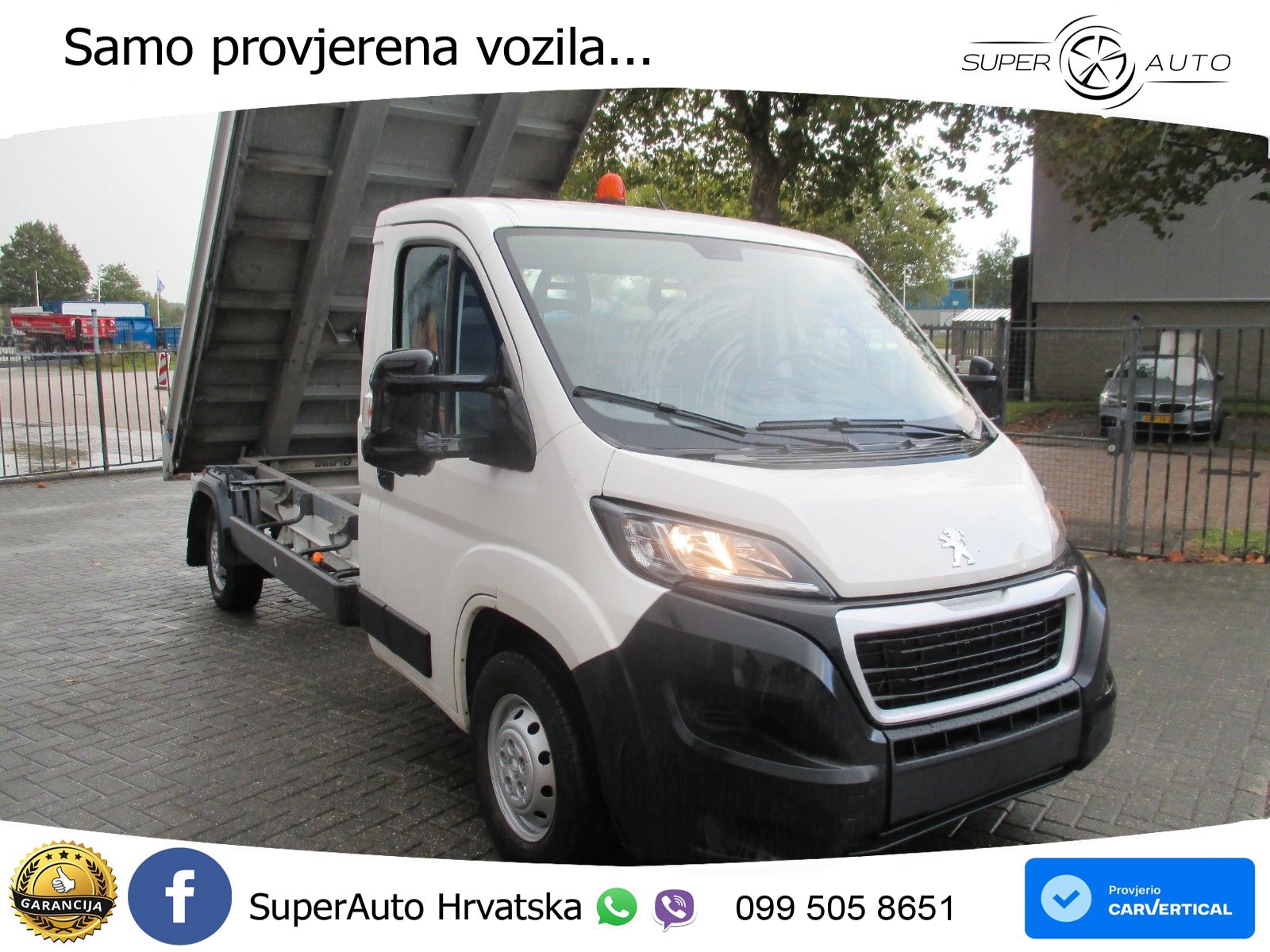 Peugeot Boxer 2.2HDI Kipper Maxi Netto €13950,= 140 KS