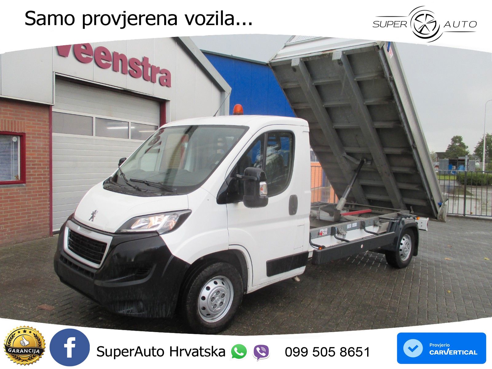 Peugeot Boxer 2.2HDI Kipper Maxi Netto €13950,= 140 KS