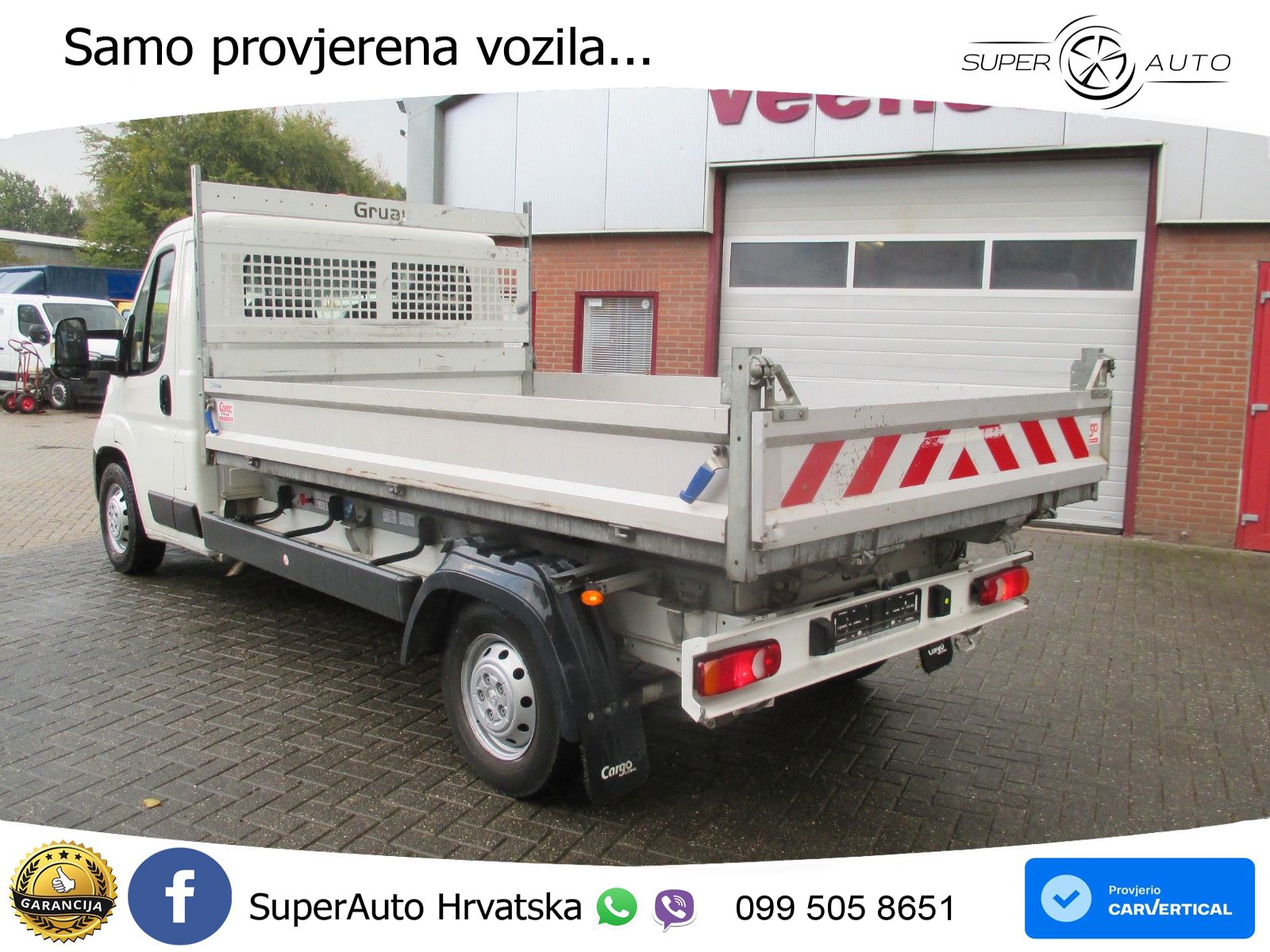 Peugeot Boxer 2.2HDI Kipper Maxi Netto €13950,= 140 KS