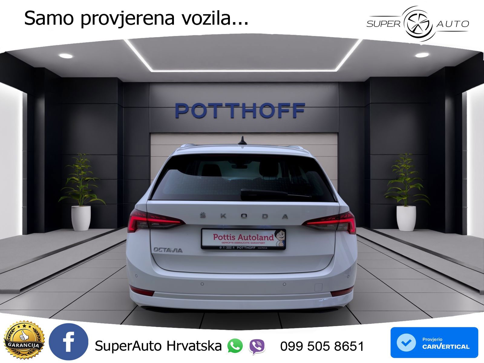 Škoda Octavia Combi 2.0 TDI (150 KS) DSG LED+GR SJED+ACC