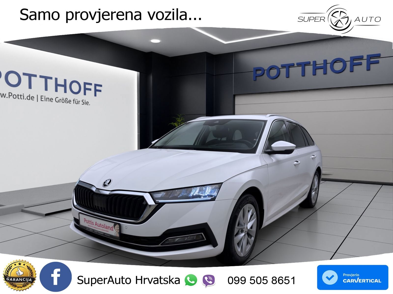 Škoda Octavia Combi 2.0 TDI (150 KS) DSG LED+GR SJED+ACC