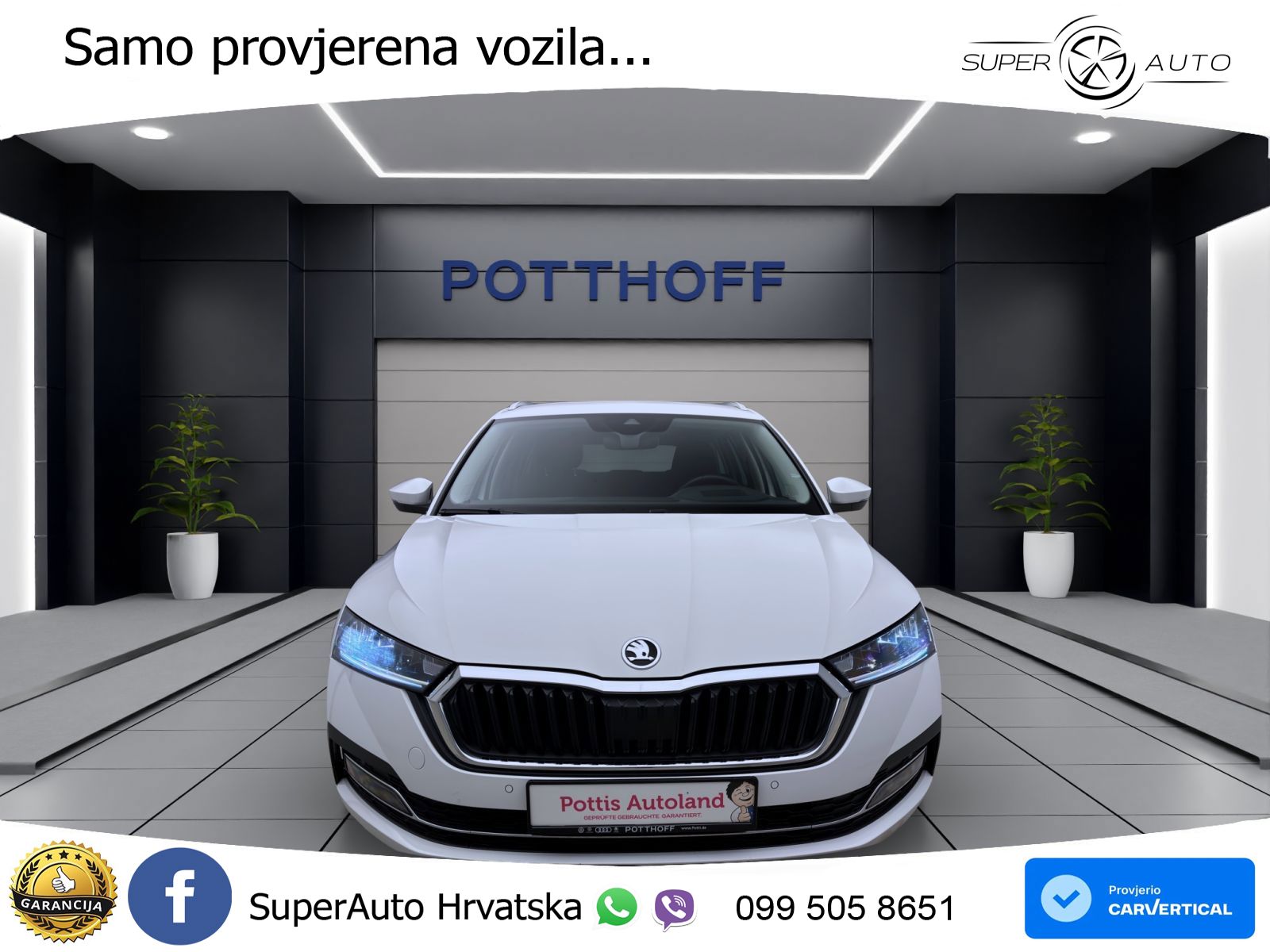 Škoda Octavia Combi 2.0 TDI (150 KS) DSG LED+GR SJED+ACC