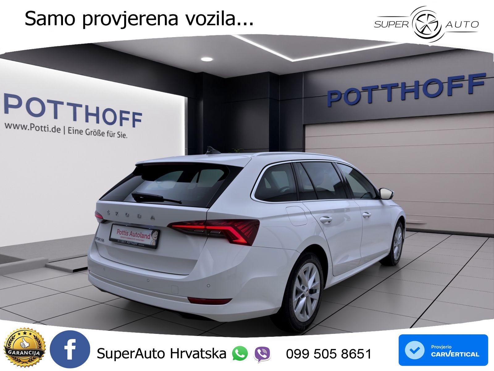 Škoda Octavia Combi 2.0 TDI (150 KS) DSG LED+GR SJED+ACC