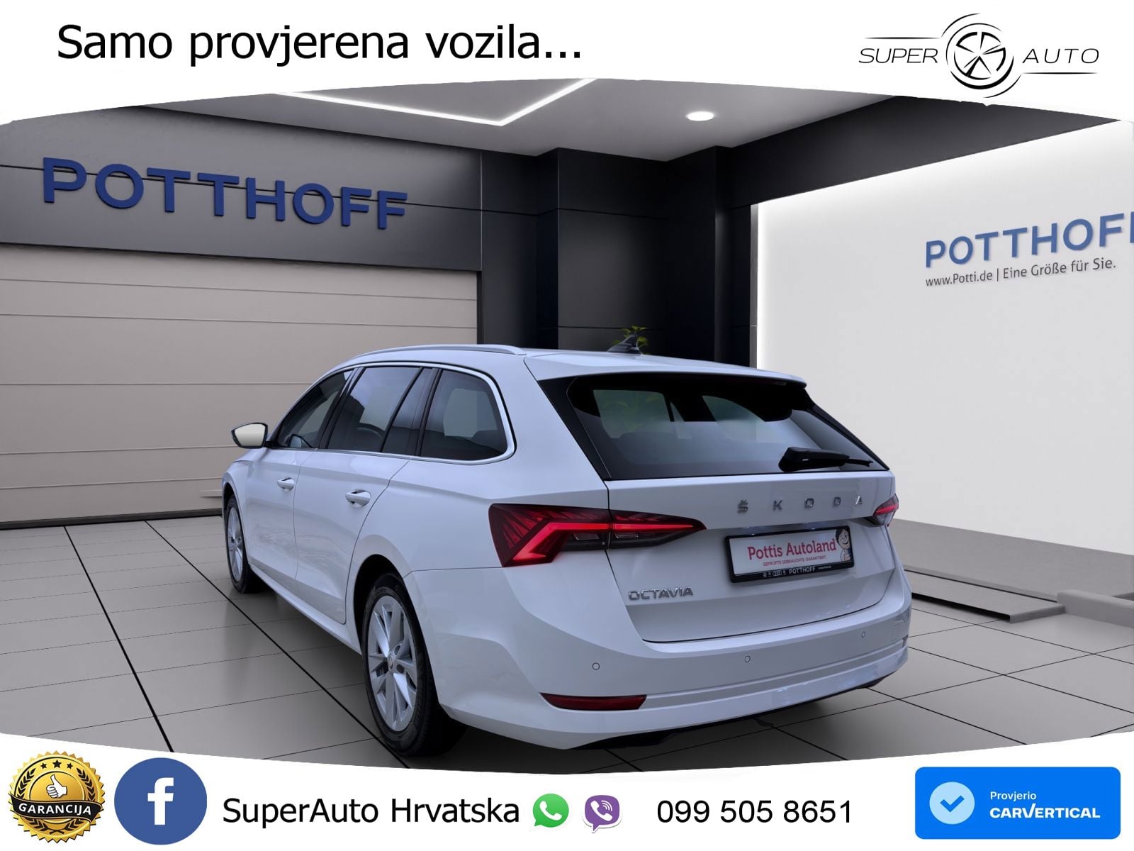 Škoda Octavia Combi 2.0 TDI (150 KS) DSG LED+GR SJED+ACC