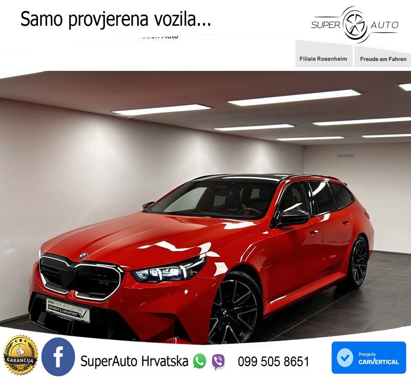 BMW M5 Touring 4.4 V8 (727 KS) xDrive Steptronic ACC+HEAD+4xGR SJED+360+PANO