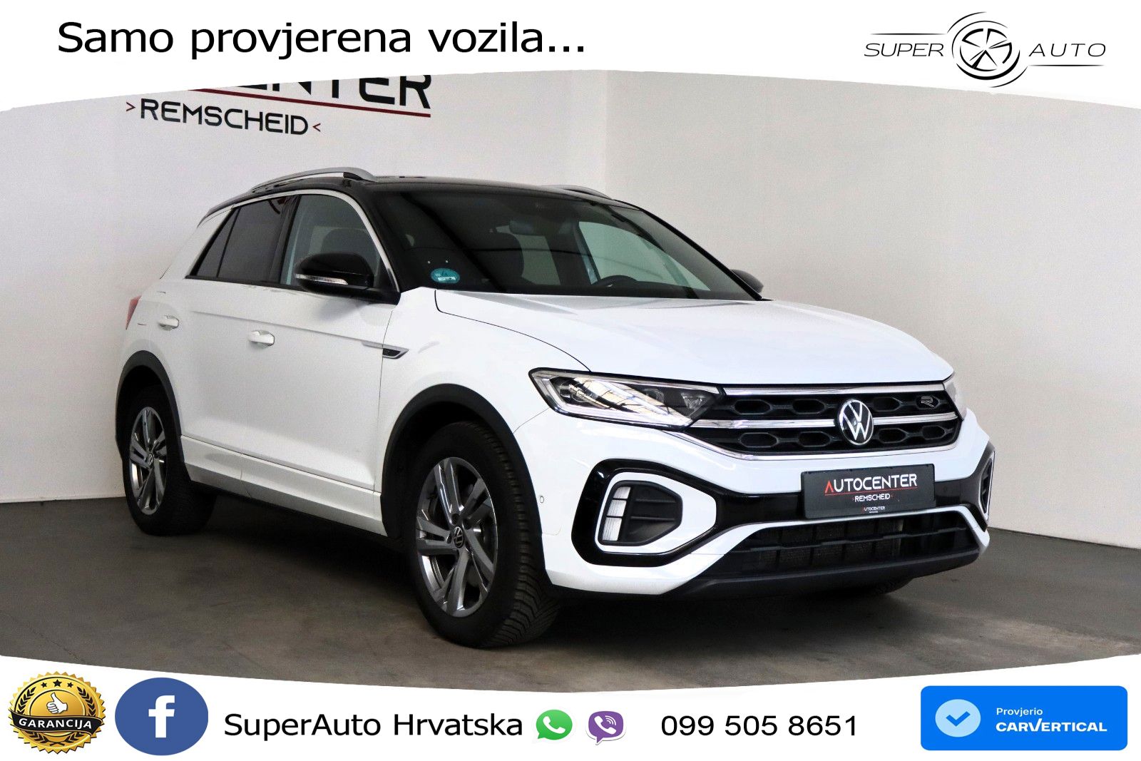 Volkswagen T-Roc 2.0 TDI (150 KS) DSG R-Line LED+GR SJED+ACC