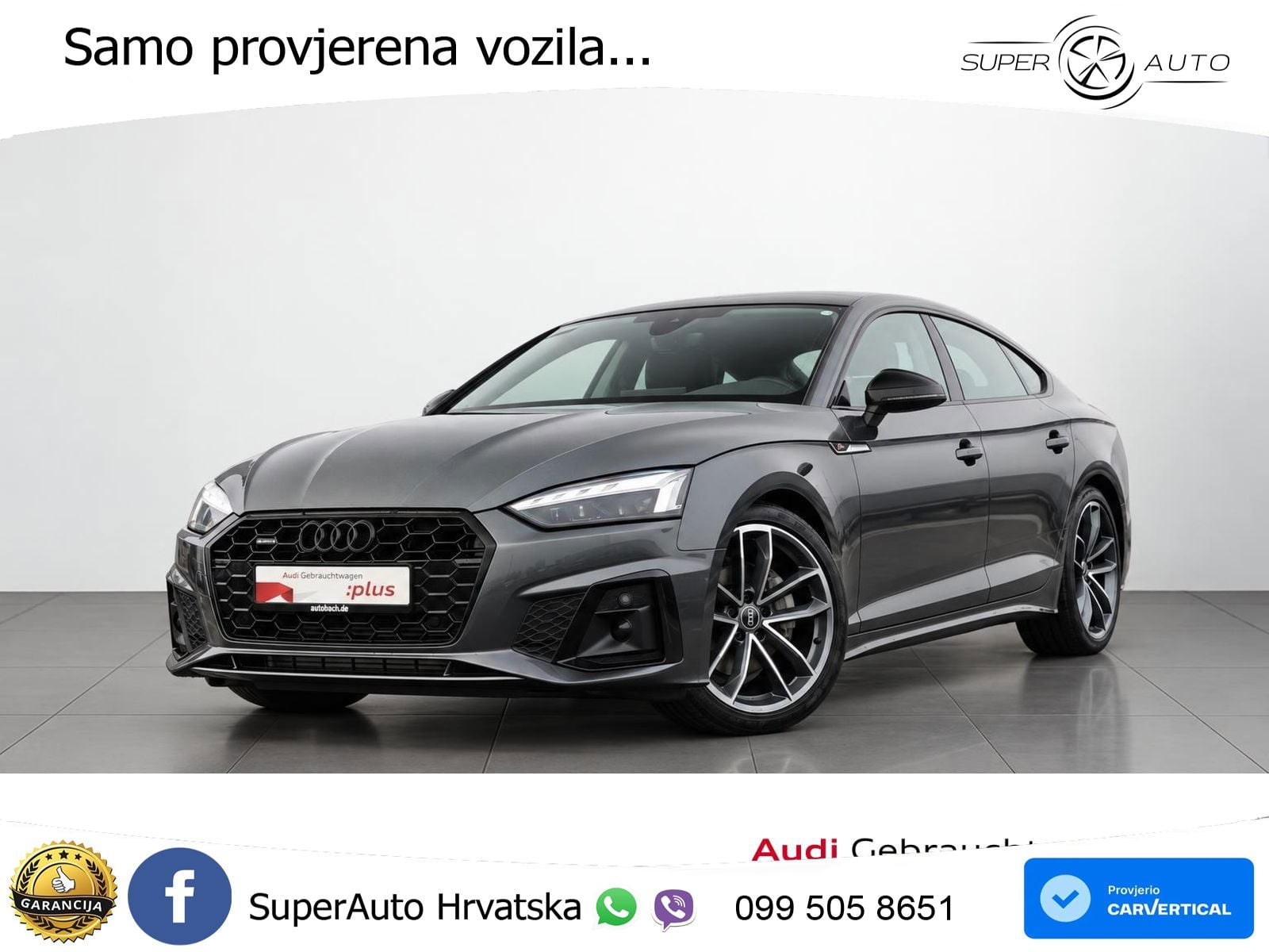 Audi A5 Sportback  40 TFSI (204 KS) quattro S tronic S line MATRIX+GR SJED+KAM