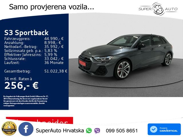 Audi S3 2.0 TFSI (333 KS) quattro S tronic MATRIX+GR SJED+KAM