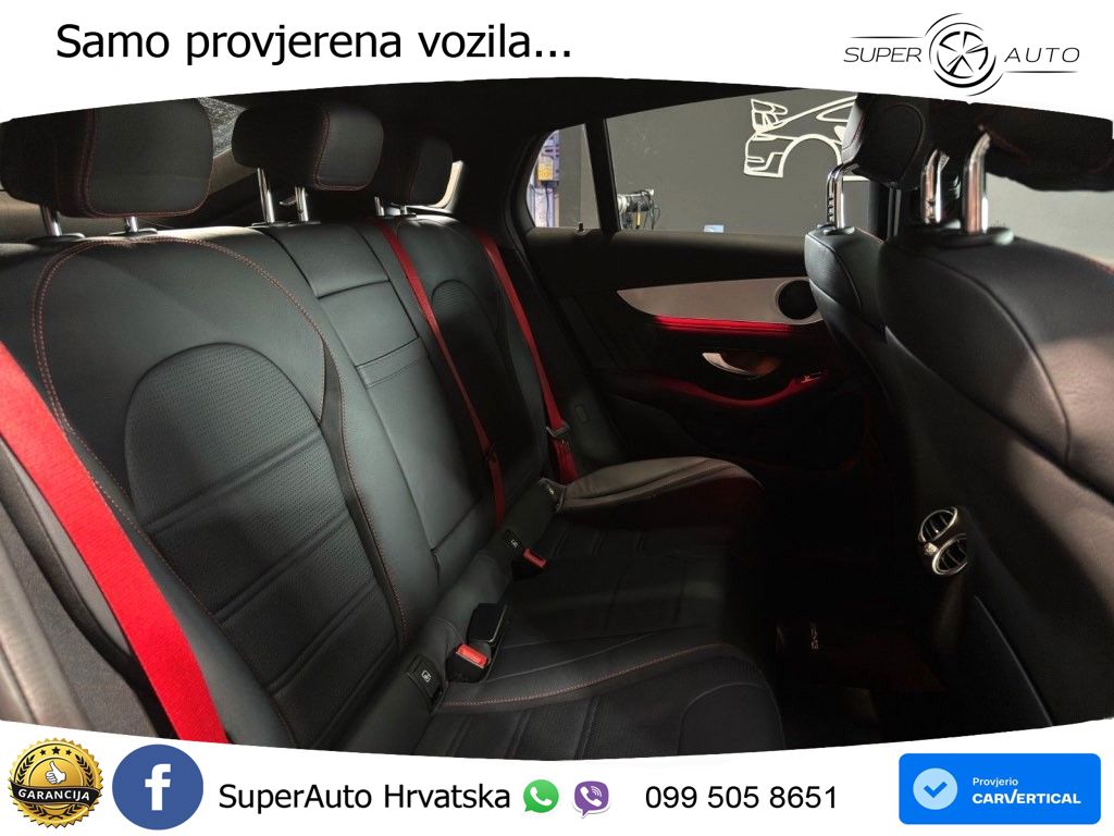 Mercedes AMG GLC 43 V6 (390 KS) 4MATIC TCT ZRAČNI+ACC+GR SJED+KAM+PANO