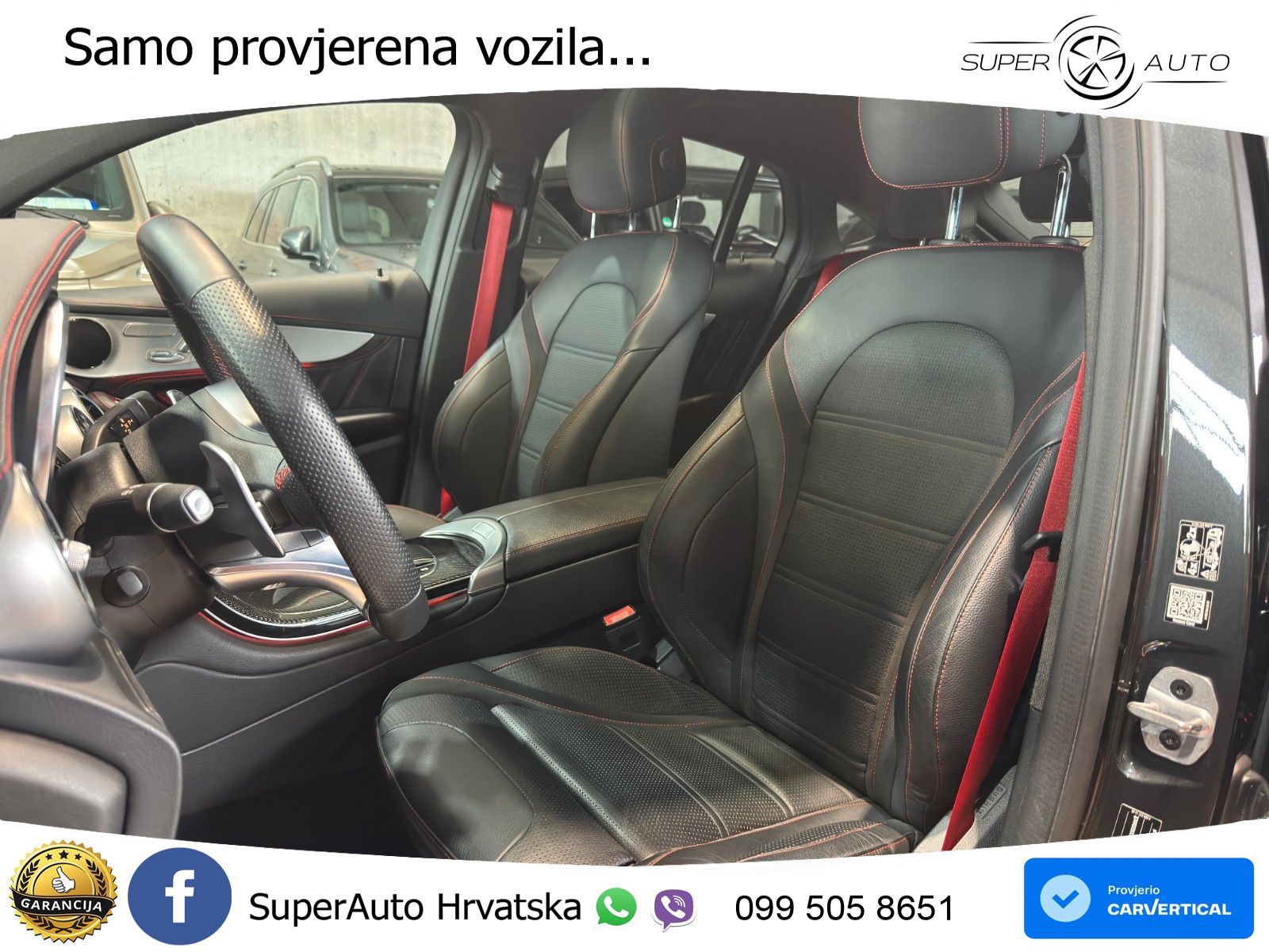 Mercedes AMG GLC 43 V6 (390 KS) 4MATIC TCT ZRAČNI+ACC+GR SJED+KAM+PANO