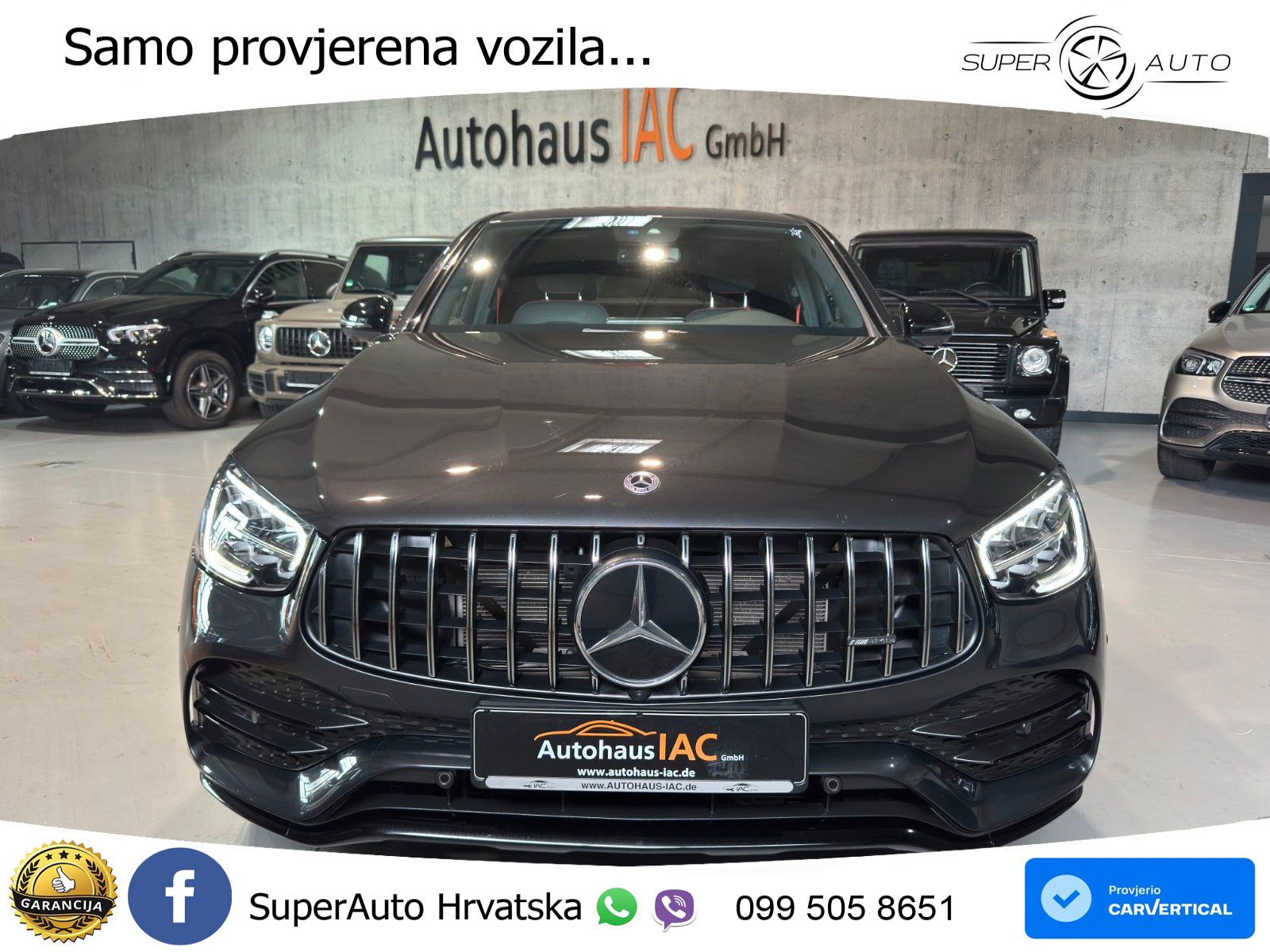 Mercedes AMG GLC 43 V6 (390 KS) 4MATIC TCT ZRAČNI+ACC+GR SJED+KAM+PANO