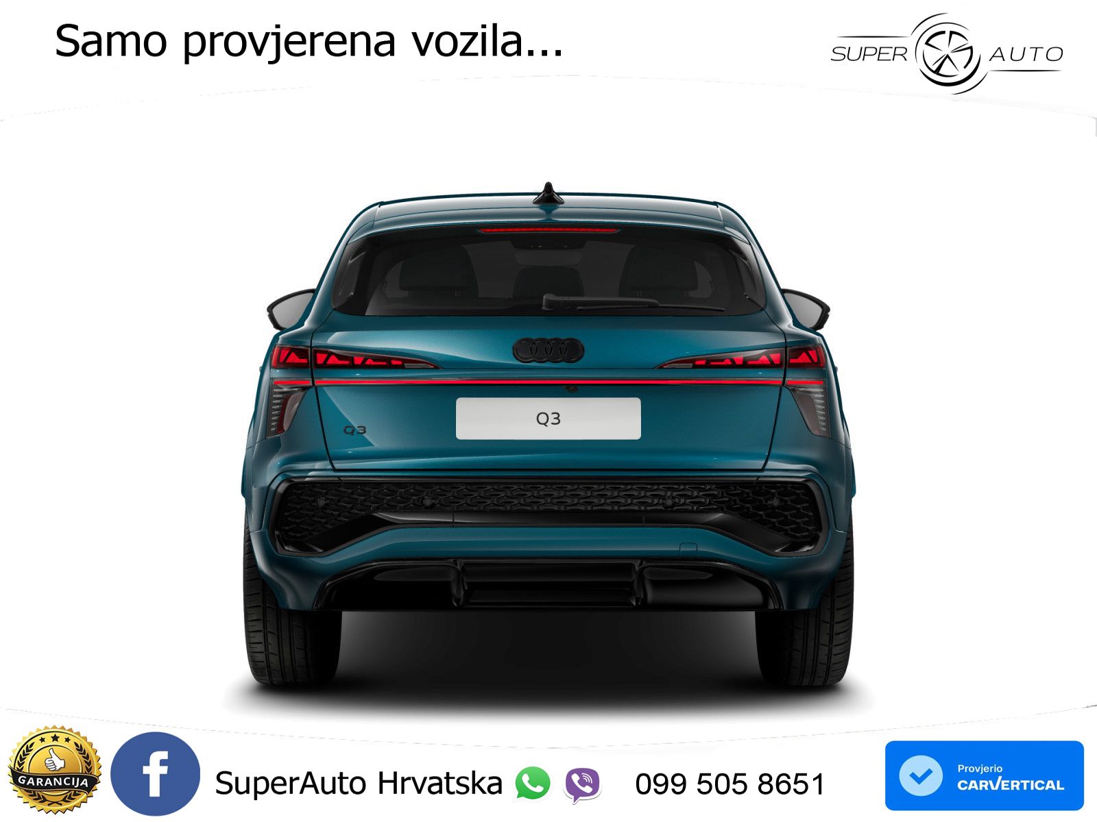 Audi Q3 Sportback 1.5 TFSIe (272 KS) S tronic LED+GR SJED+ACC