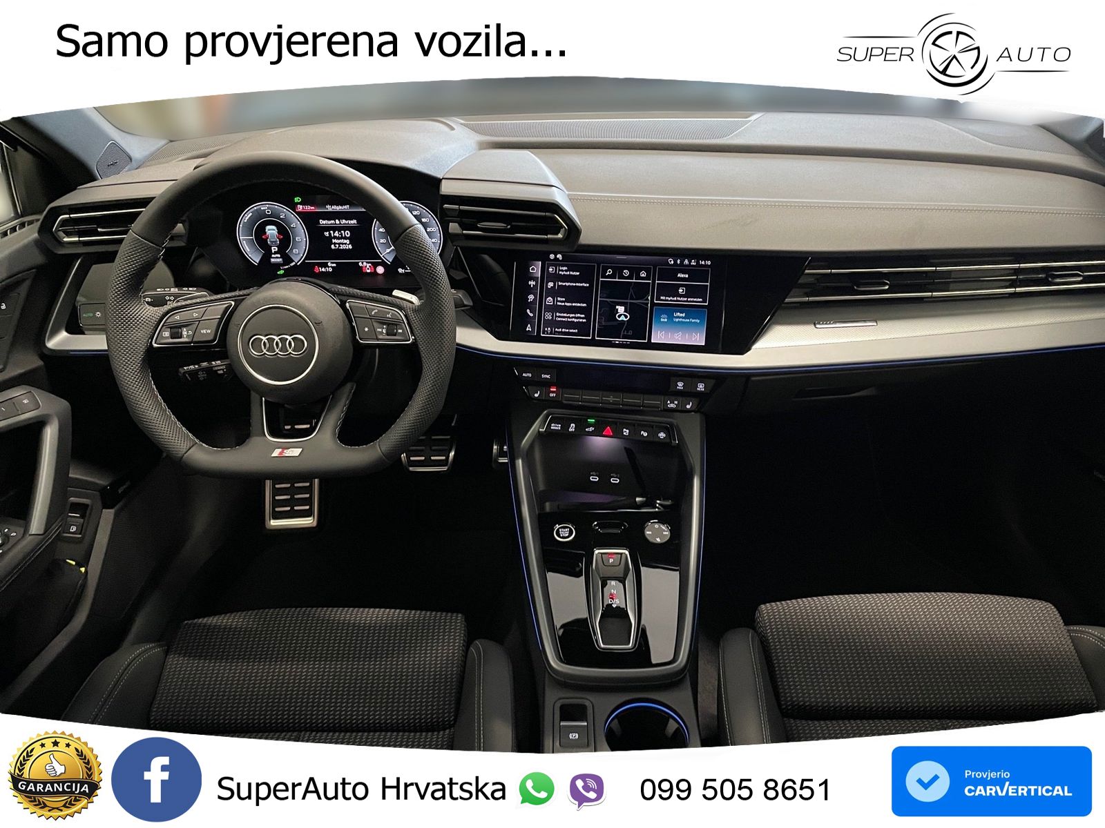 Audi A3 45 TFSIe (272 KS) S tronic S line MATRIX+GR SJED+KAM