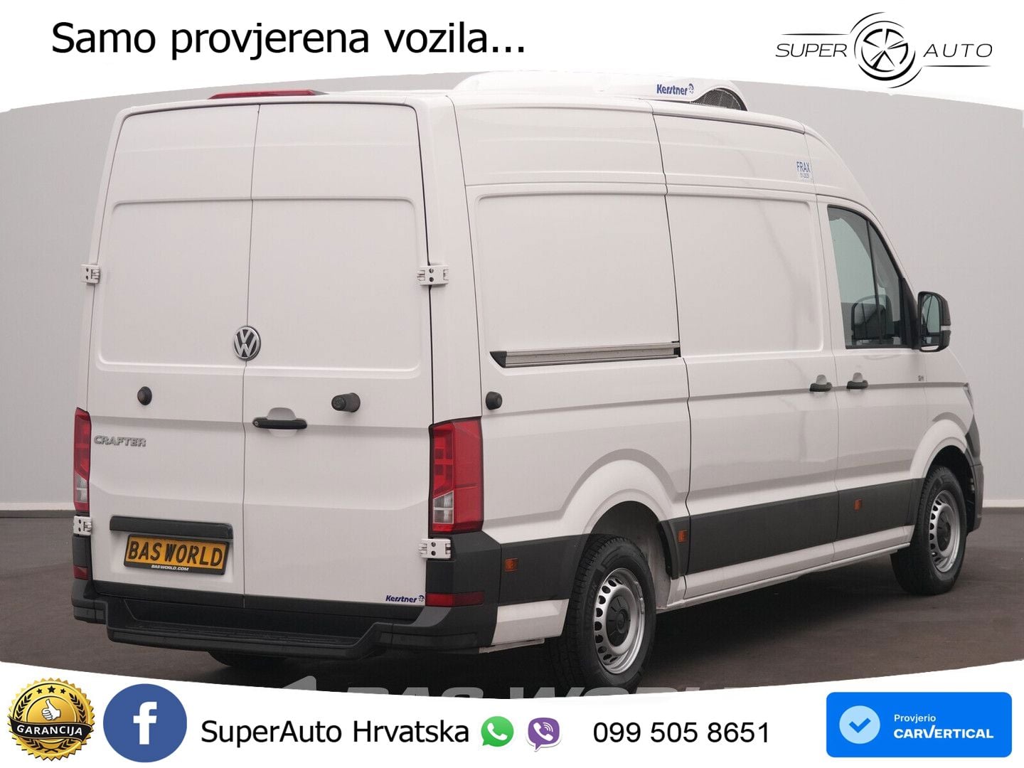 Volkswagen Crafter 140pk Koelwagen Kerstner Cooljet L3H3 AC 140 KS