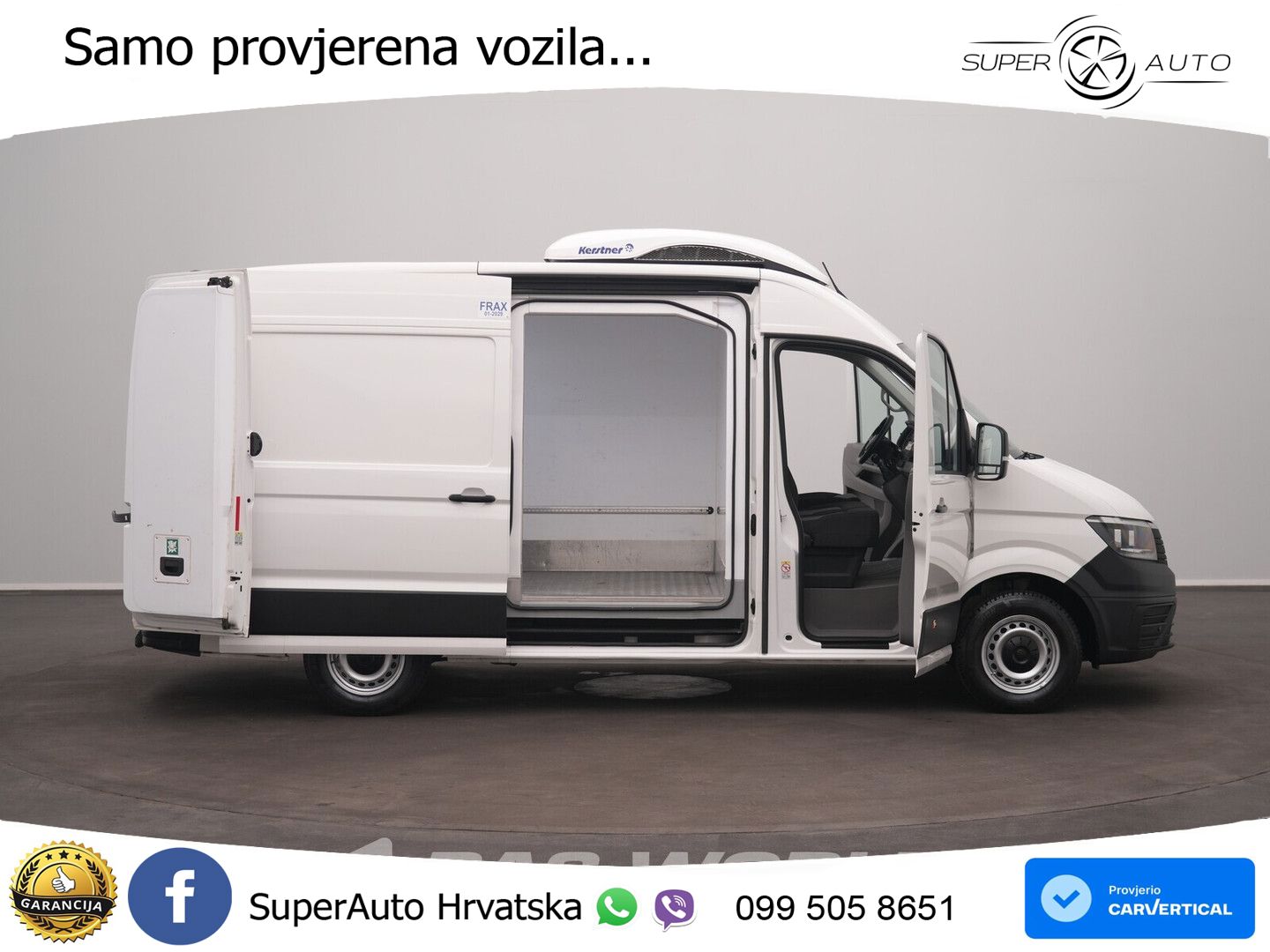 Volkswagen Crafter 140pk Koelwagen Kerstner Cooljet L3H3 AC 140 KS