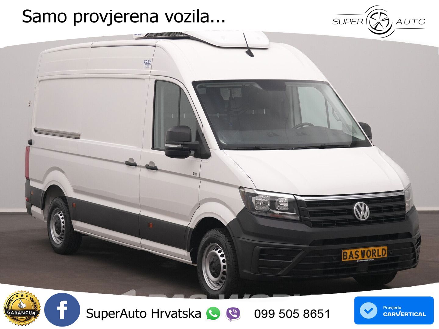 Volkswagen Crafter 140pk Koelwagen Kerstner Cooljet L3H3 AC 140 KS