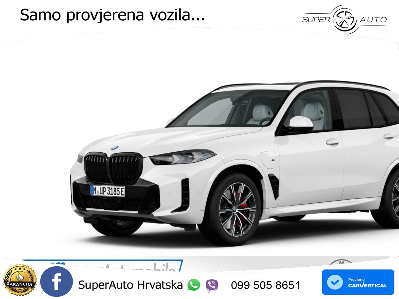 BMW X5 50e (489 KS) xDrive Steptronic M Sport ZRAČNI+ACC+GR SJED+KAM+PANO
