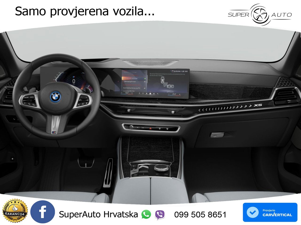 BMW X5 50e (489 KS) xDrive Steptronic M Sport ZRAČNI+ACC+GR SJED+KAM+PANO