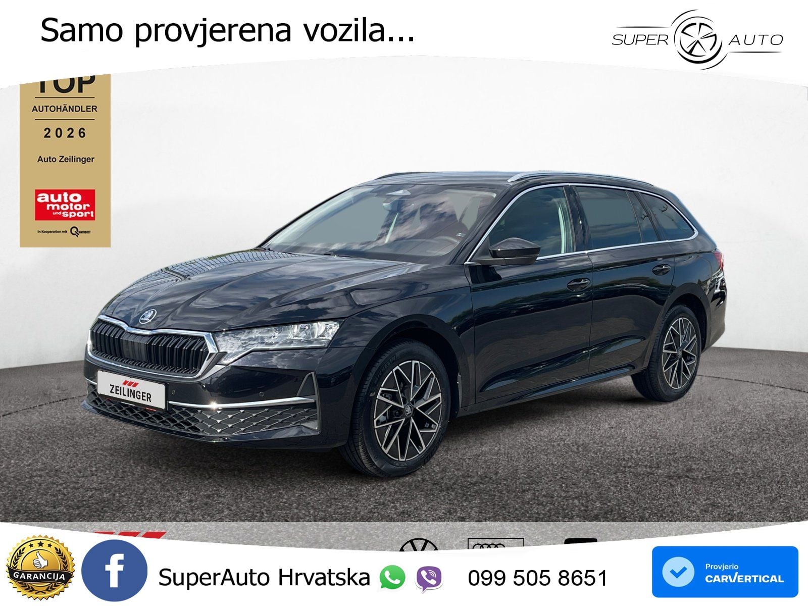 Škoda Octavia Combi 2.0 TDI (150 KS) DSG Selection LED+GR SJED+ACC