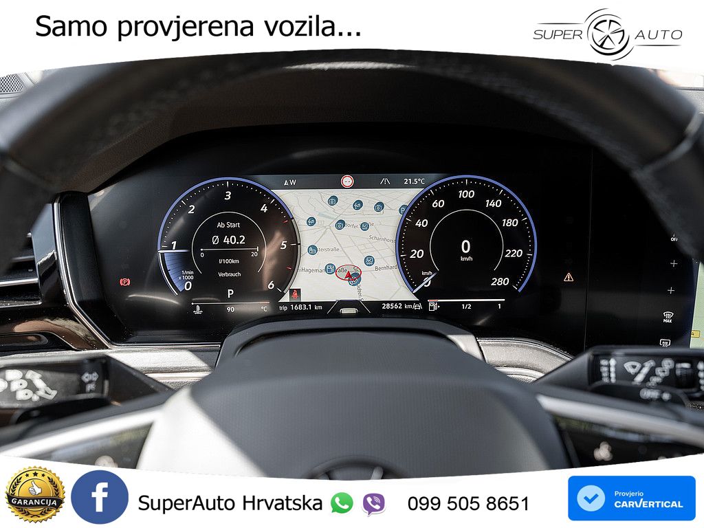 Volkswagen Touareg 3.0 V6 TDI (231 KS) 4MOTION Tiptronic ZRAČNI+ACC+4xGR SJED+KAM