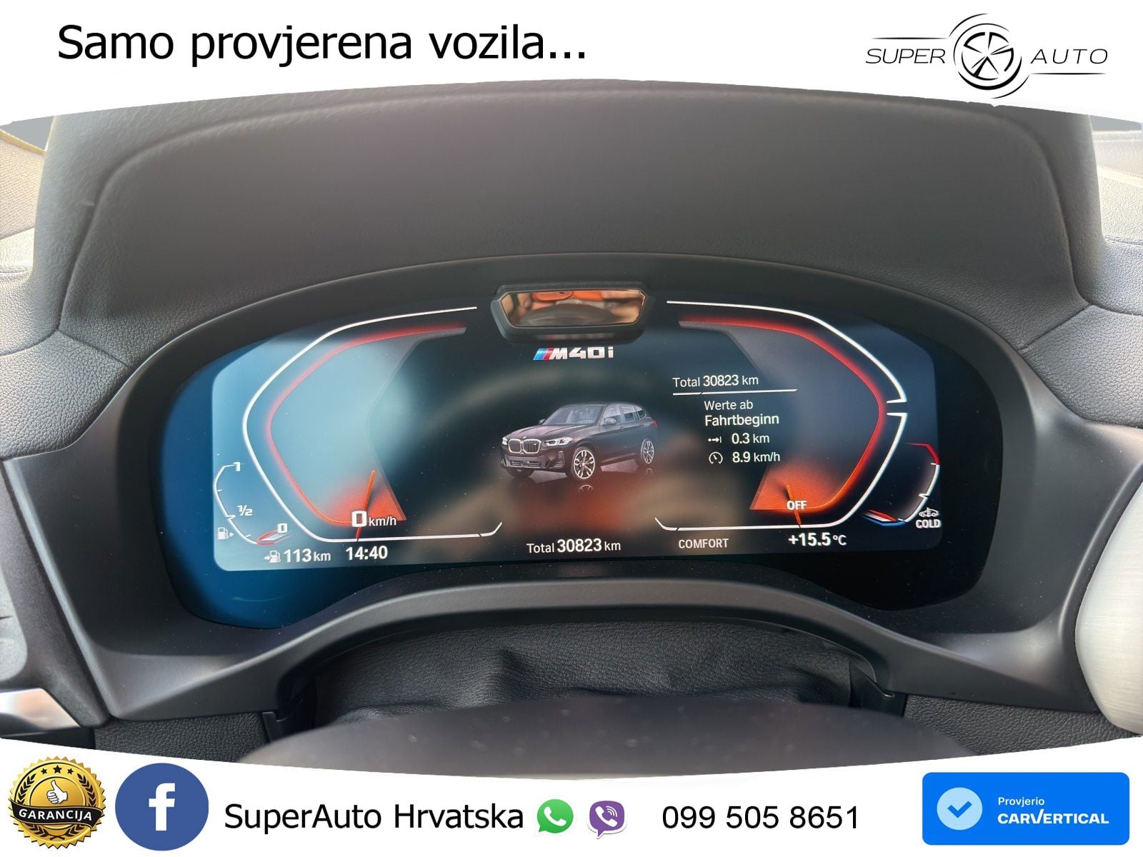 BMW X3 M40i xDrive Steptronic M Sport LED+GR SJED+ACC