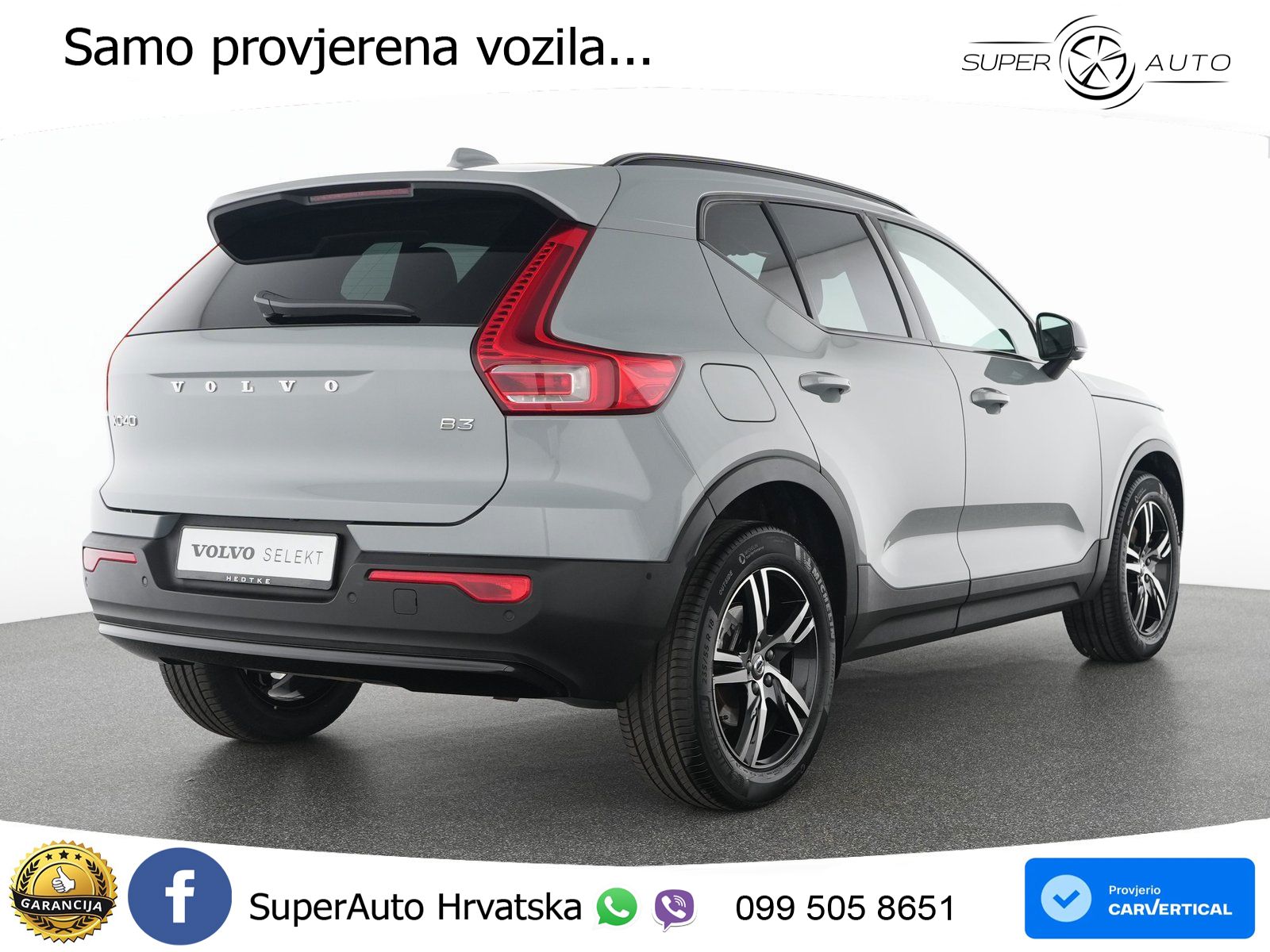 Volvo XC40 2.0 B3 163 KS Automatic ACC+GR SJED+360+PANO