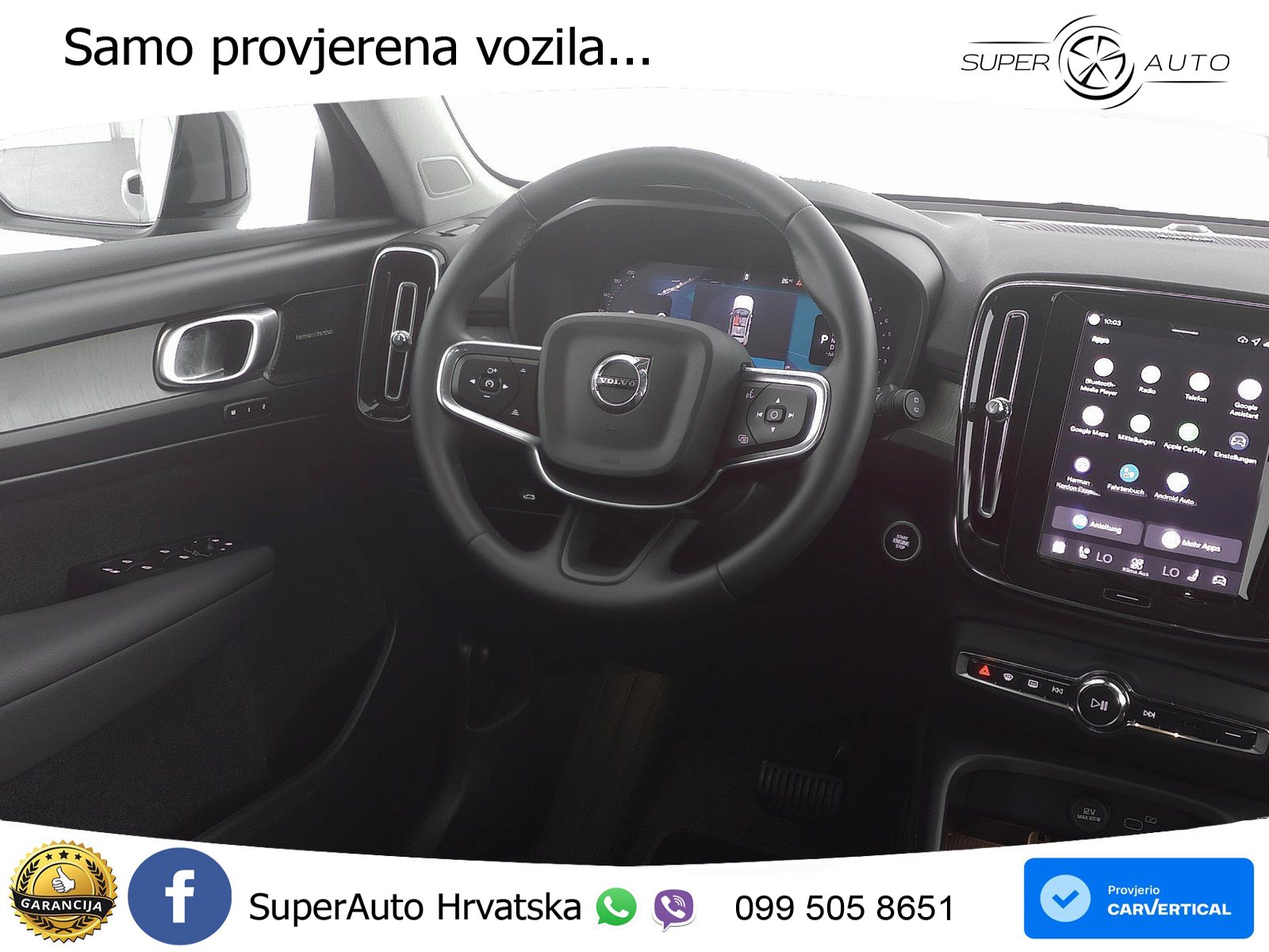 Volvo XC40 2.0 B3 163 KS Automatic ACC+GR SJED+360+PANO