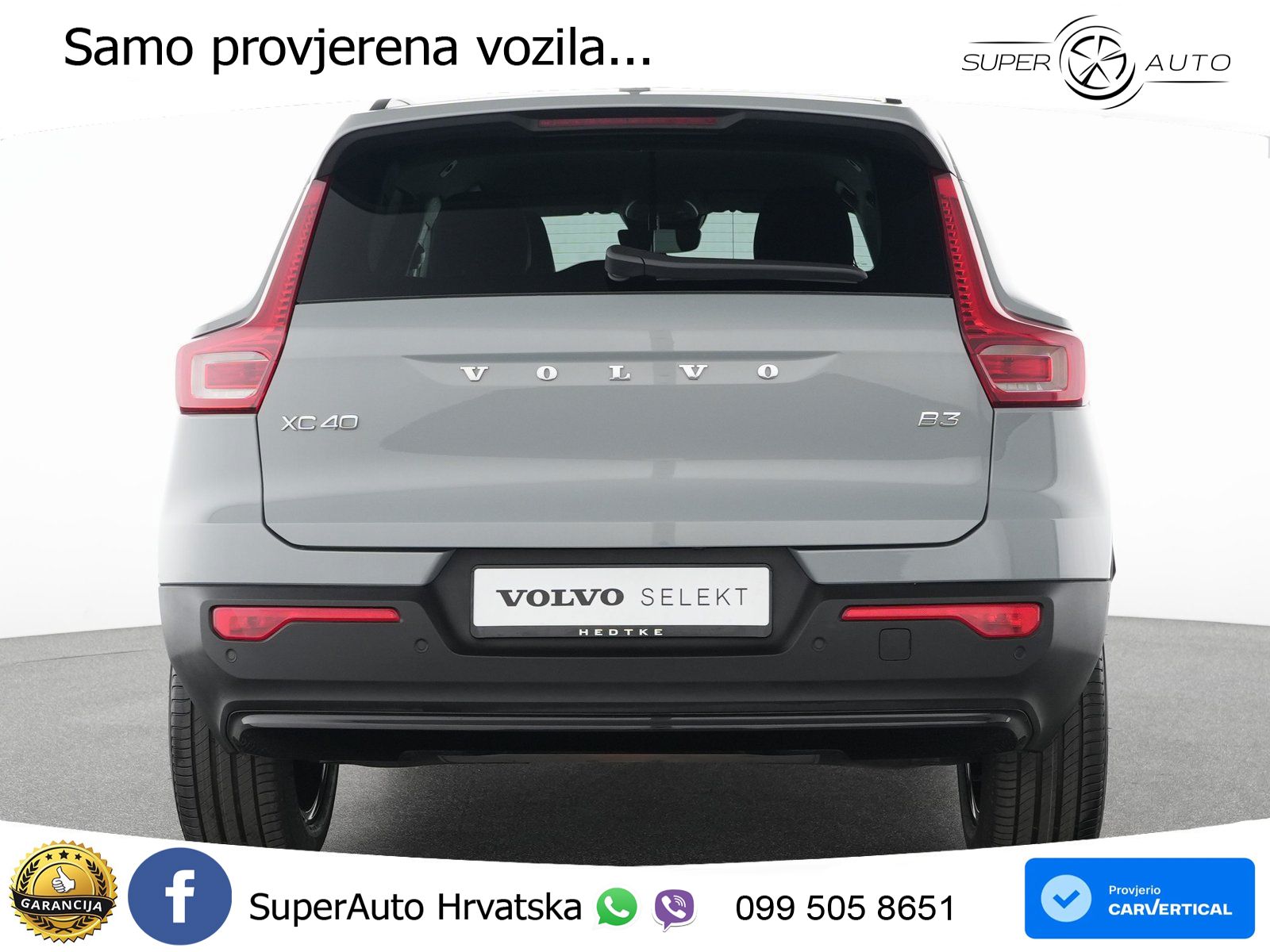 Volvo XC40 2.0 B3 163 KS Automatic ACC+GR SJED+360+PANO