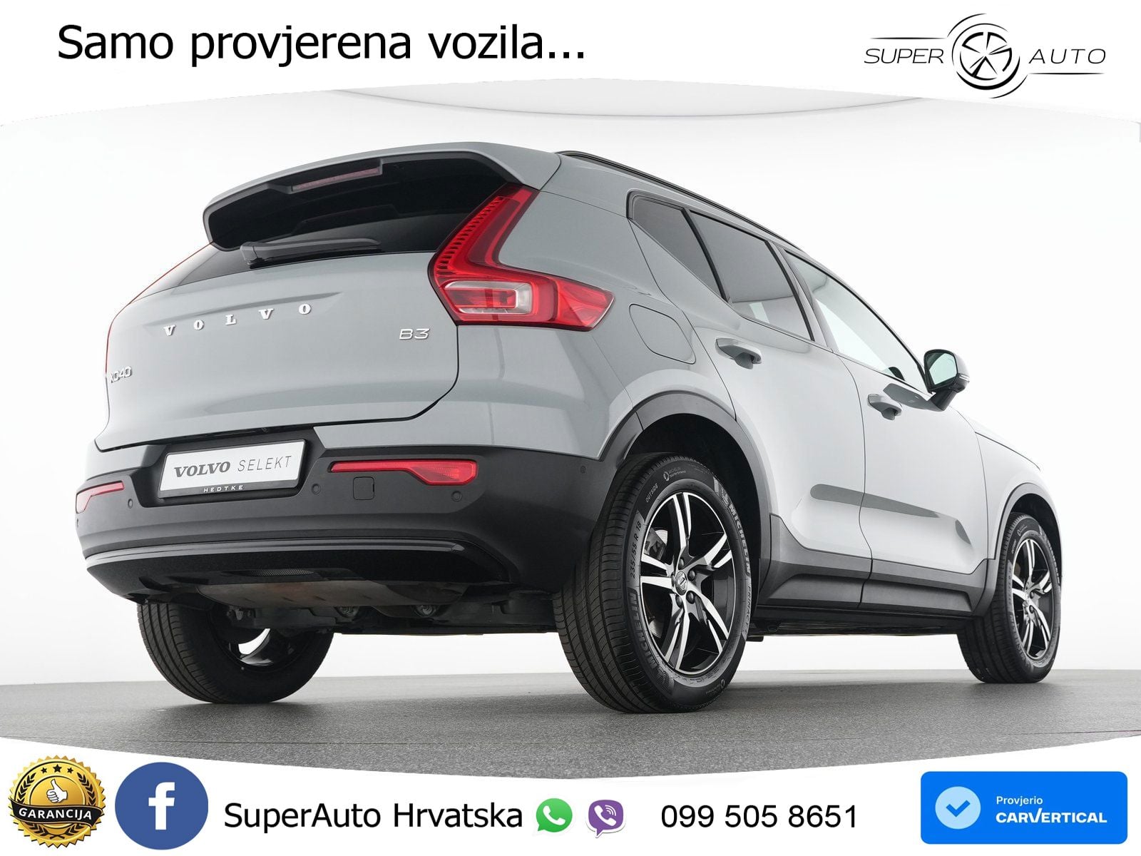 Volvo XC40 2.0 B3 163 KS Automatic ACC+GR SJED+360+PANO