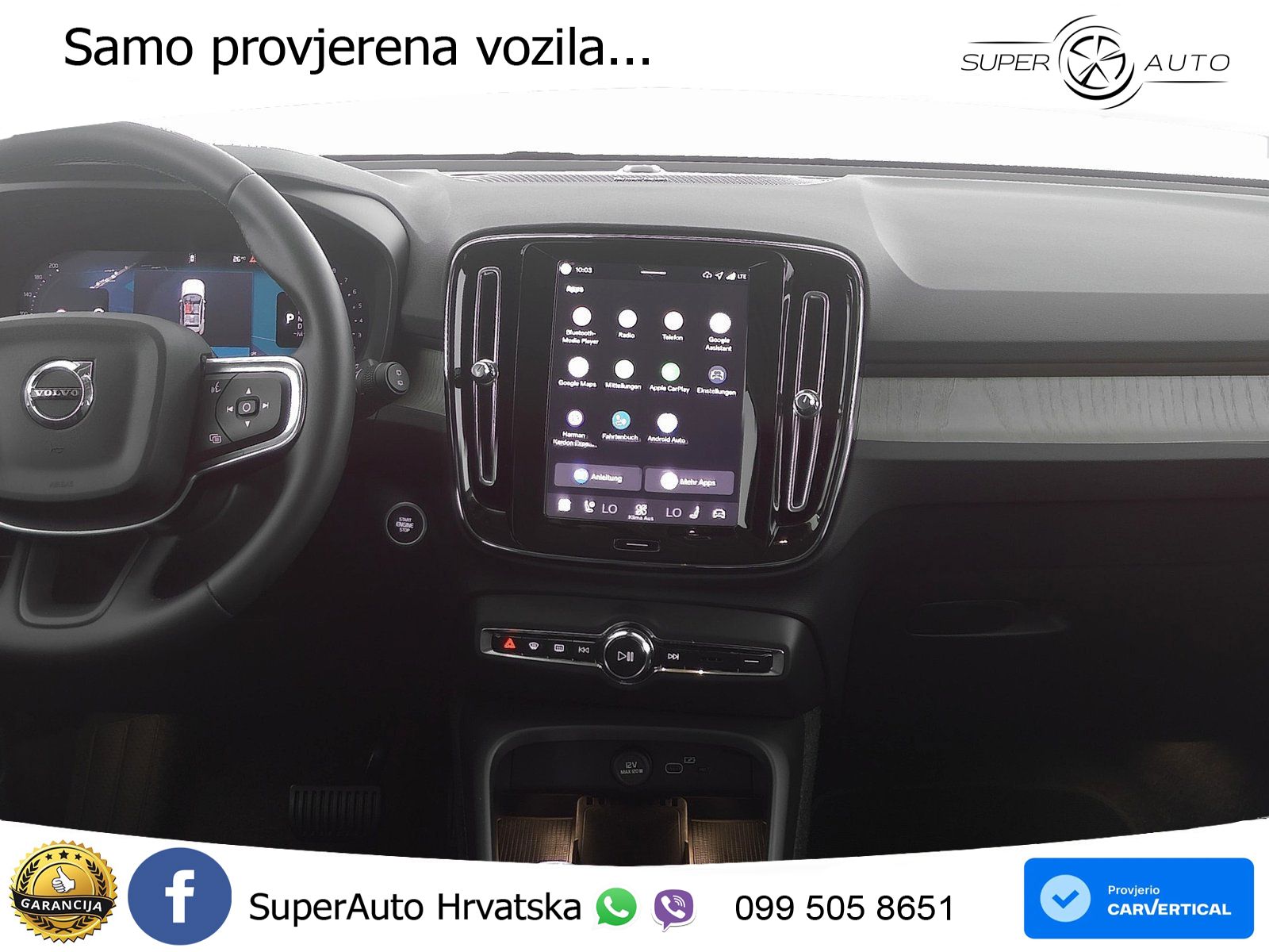 Volvo XC40 2.0 B3 163 KS Automatic ACC+GR SJED+360+PANO