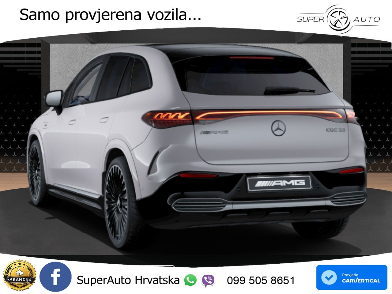 Mercedes EQE SUV AMG 53 100 kWh (626 KS) 4MATIC+ LED+GR SJED+ACC