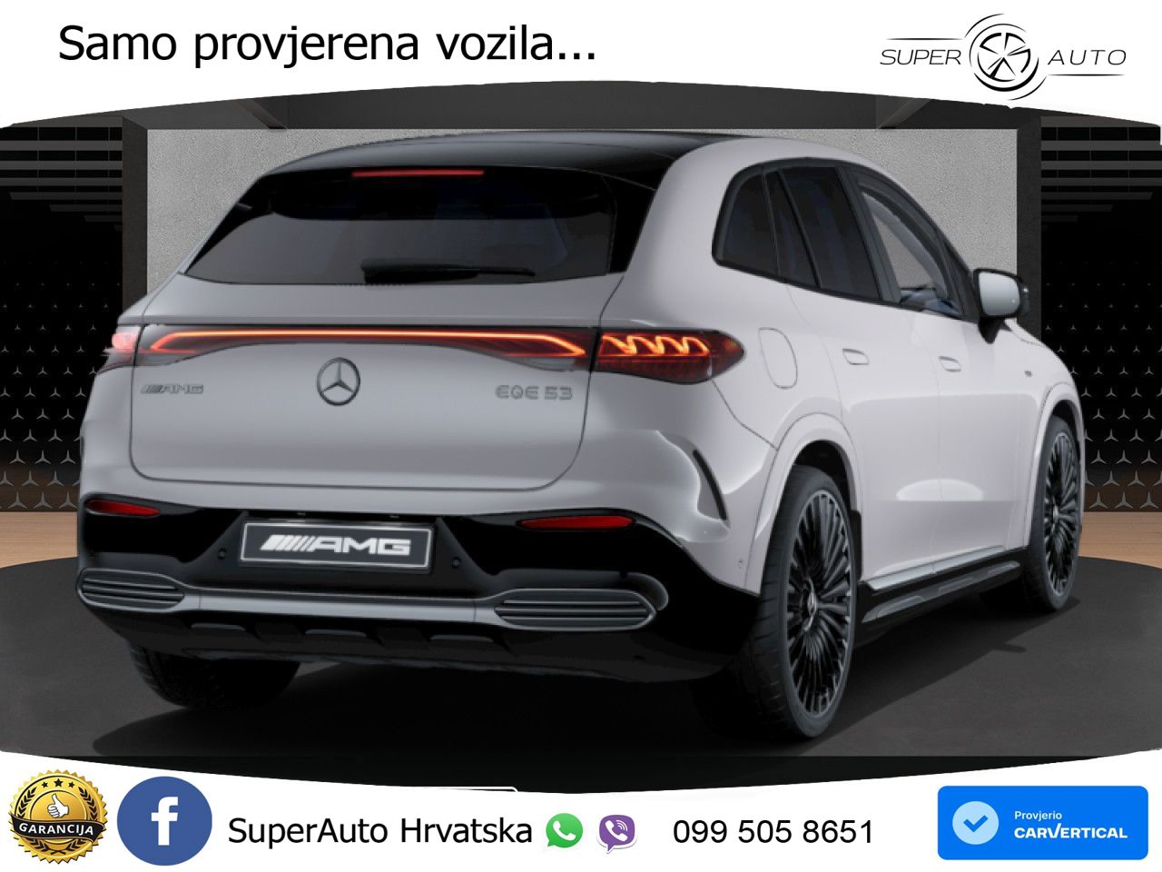 Mercedes EQE SUV AMG 53 100 kWh (626 KS) 4MATIC+ LED+GR SJED+ACC