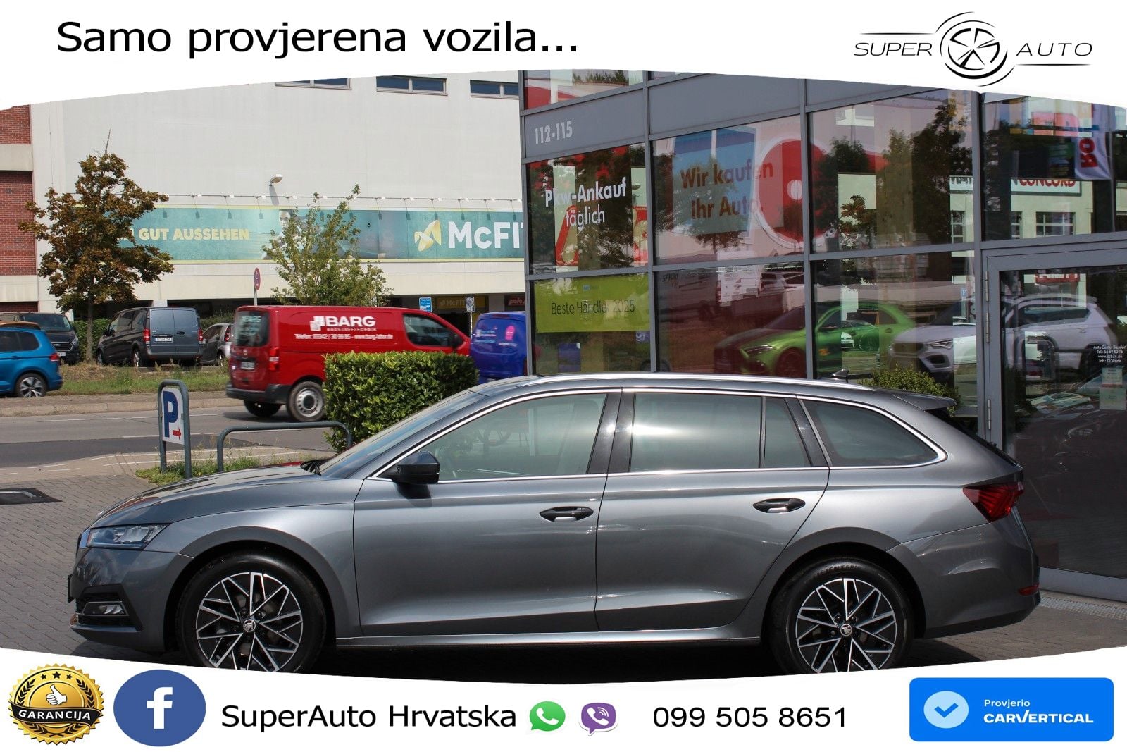 Škoda Octavia Combi 2.0 TDI (150 KS) DSG LED+GR SJED+ACC