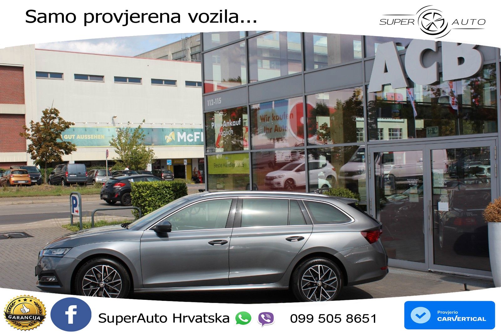 Škoda Octavia Combi 2.0 TDI (150 KS) DSG LED+GR SJED+ACC