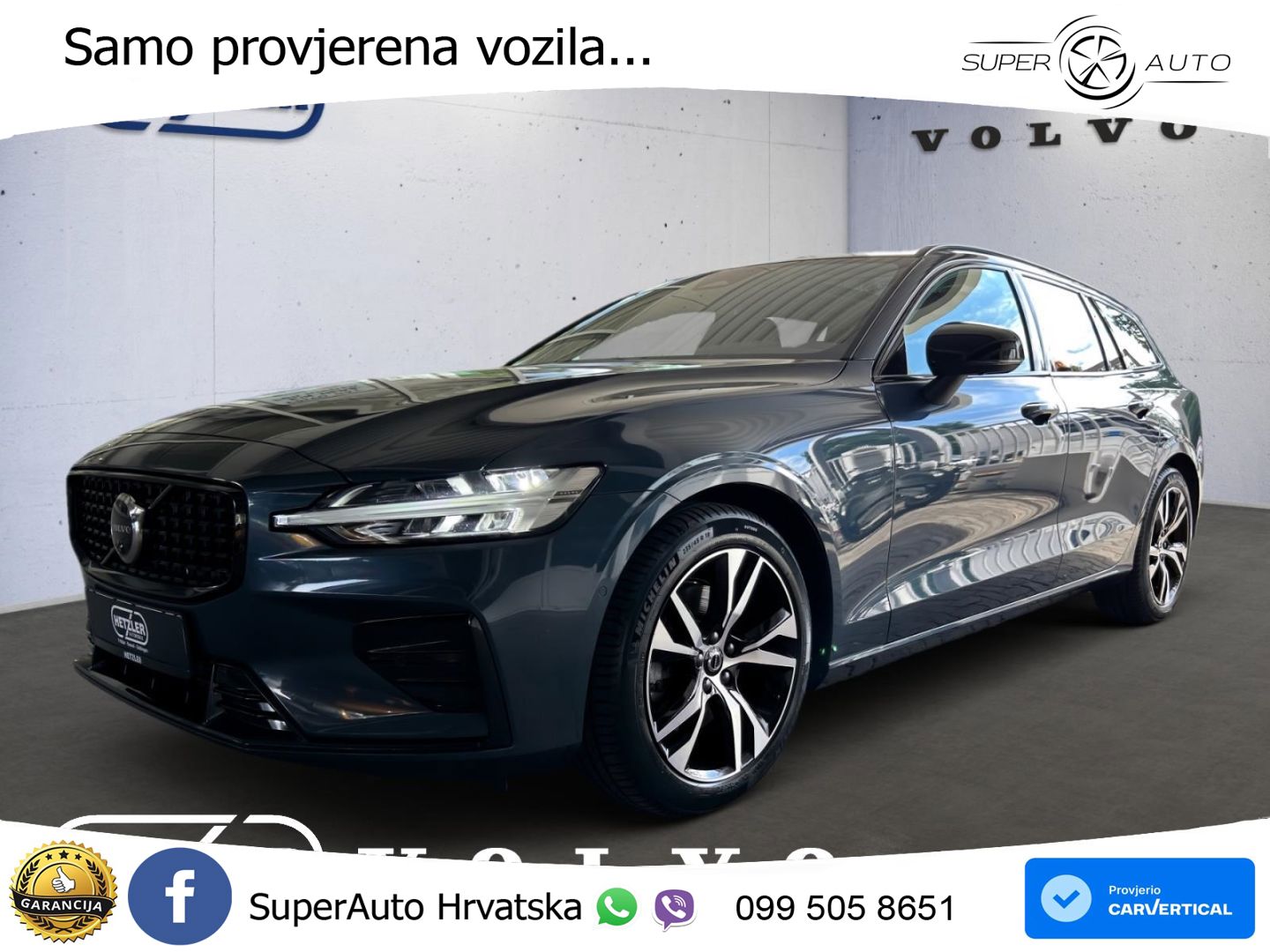 Volvo V60 2.0 B4 Benzin DCT LED+GR SJED+ACC