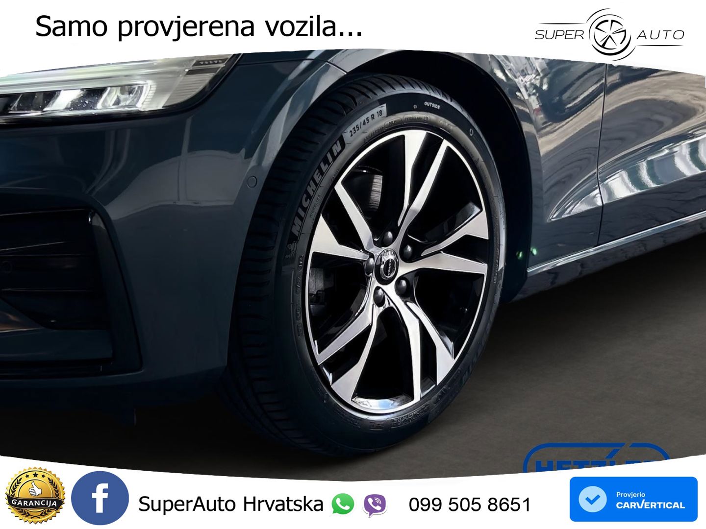 Volvo V60 2.0 B4 Benzin DCT LED+GR SJED+ACC