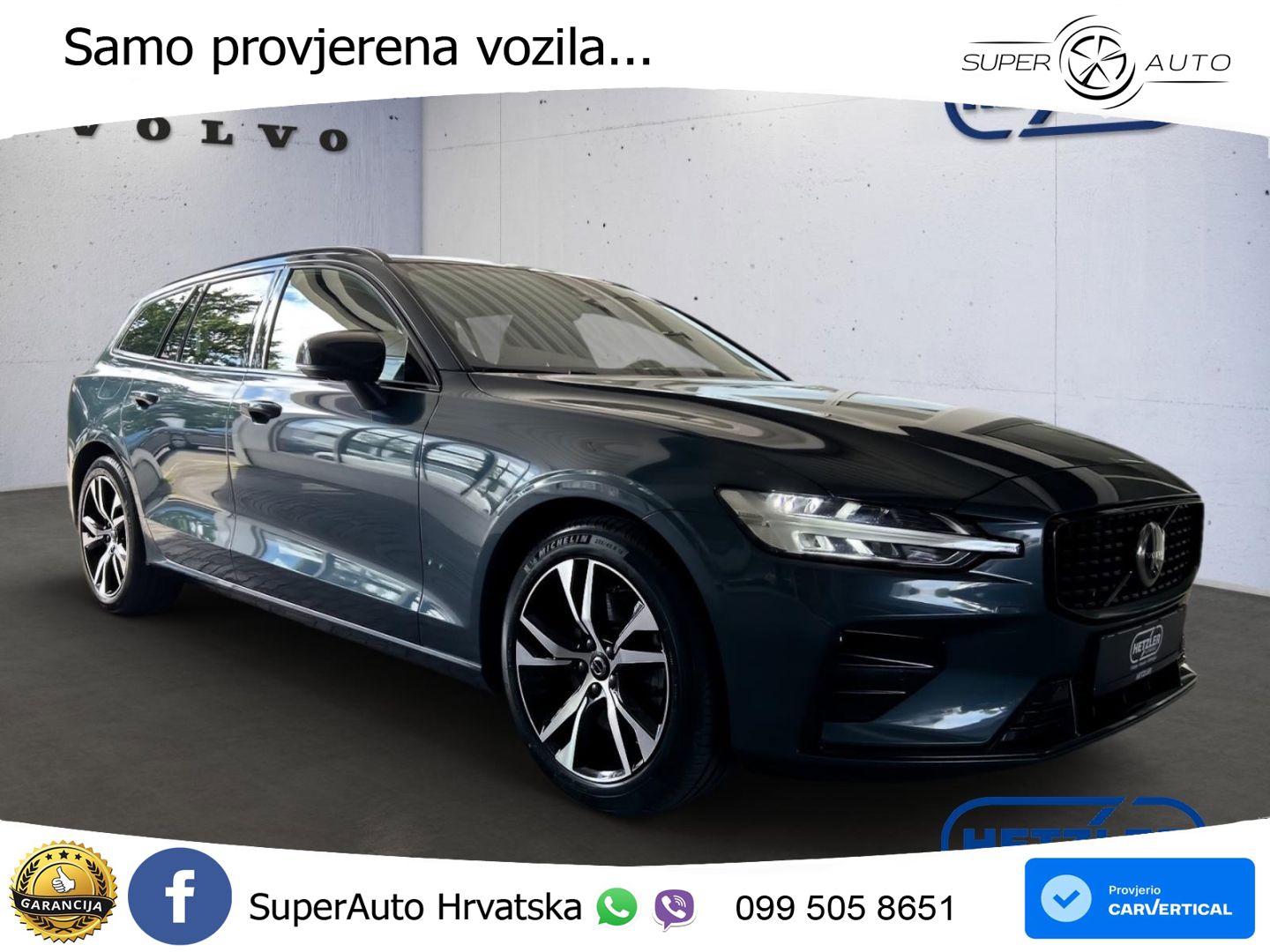 Volvo V60 2.0 B4 Benzin DCT LED+GR SJED+ACC