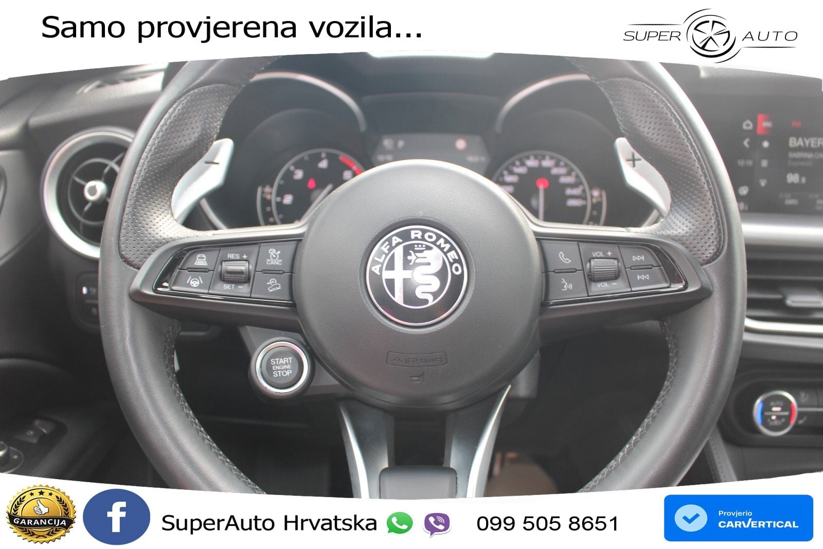 Alfa Romeo Stelvio 2.2 MultiJet II (210 KS) Q4 Automatic LED+GR SJED+ACC