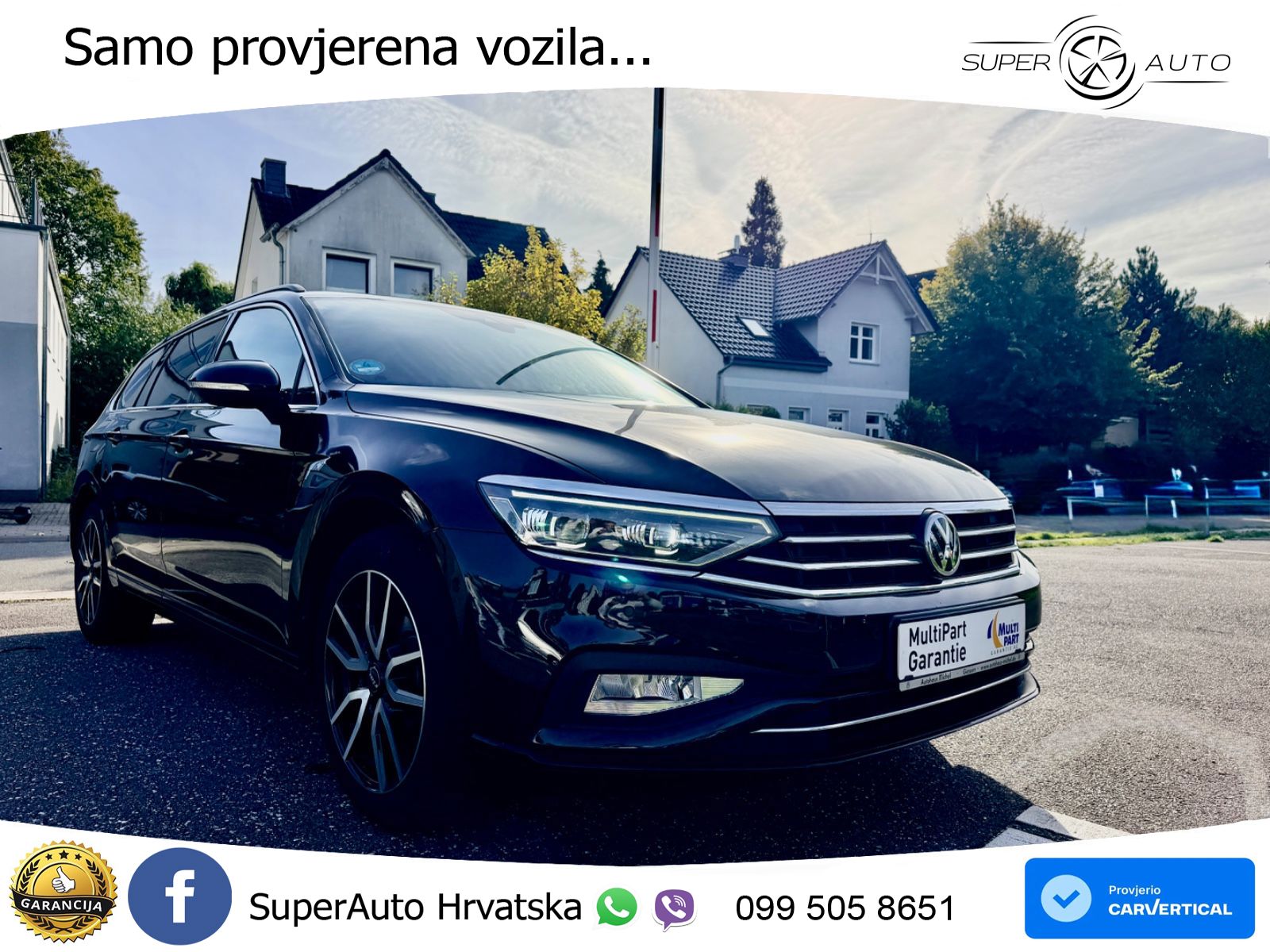 Volkswagen Passat Variant 2.0 TSI (190 KS) DSG Business LED+GR SJED+ACC