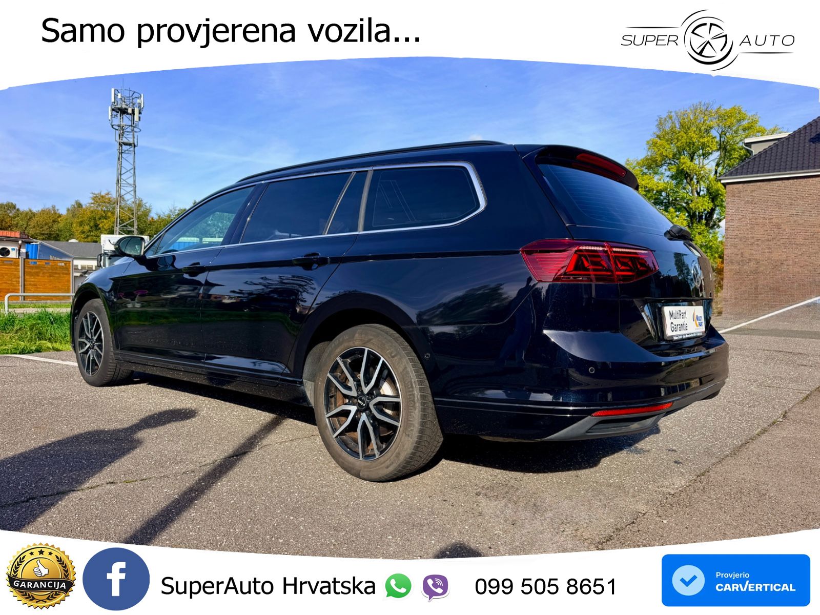 Volkswagen Passat Variant 2.0 TSI (190 KS) DSG Business LED+GR SJED+ACC